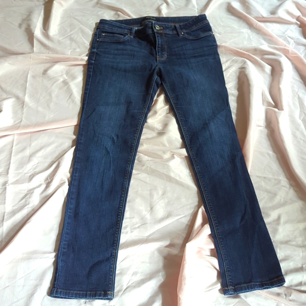 WhiteHouse BlackMarket Embellished Skinny Jeans